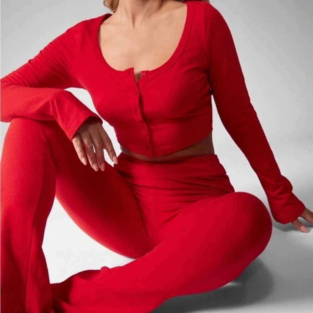 Missguided Red Pants & Jumpsuit Set